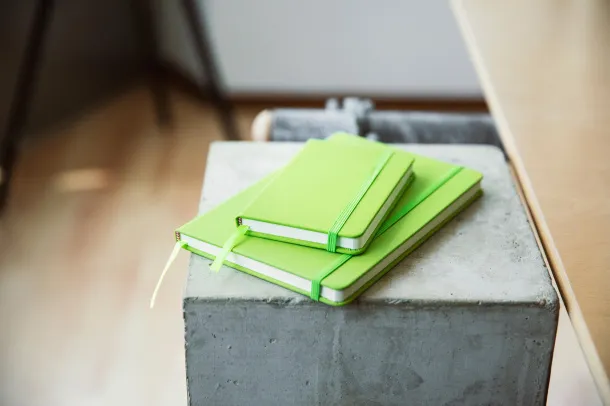 Eva Notes od recikliranog PU-a, A5 light green