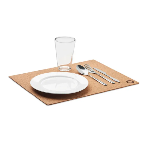 BUON APPETITO Placemat in cork Beige