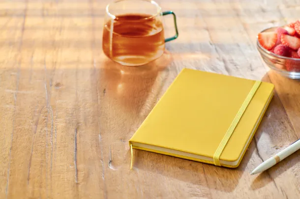 Eva rPET PU notes, A5 Žuta
