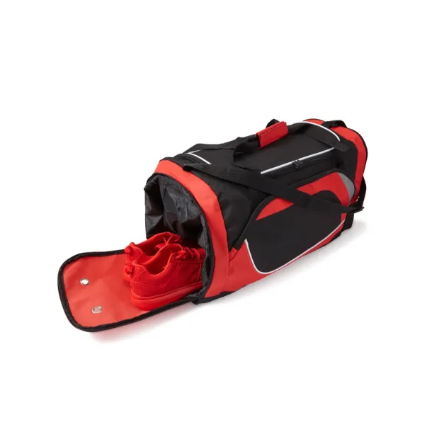  Polyester (600D) sports bag Ren Crvena