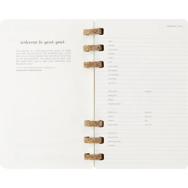  MOLESKINE spiral planner Crna