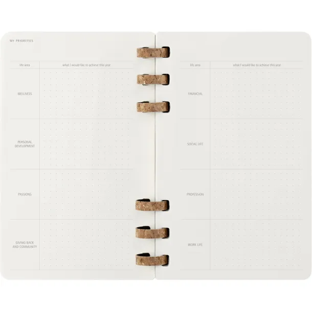  MOLESKINE spiral planner Crna