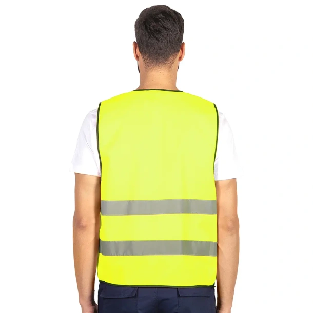GLOW Sigurnosni prsluk - TEKTON PRO Neonski žuta