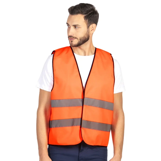 GLOW Sigurnosni prsluk - TEKTON PRO Neonski narančasta
