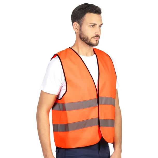 GLOW Sigurnosni prsluk - TEKTON PRO Neonski narančasta