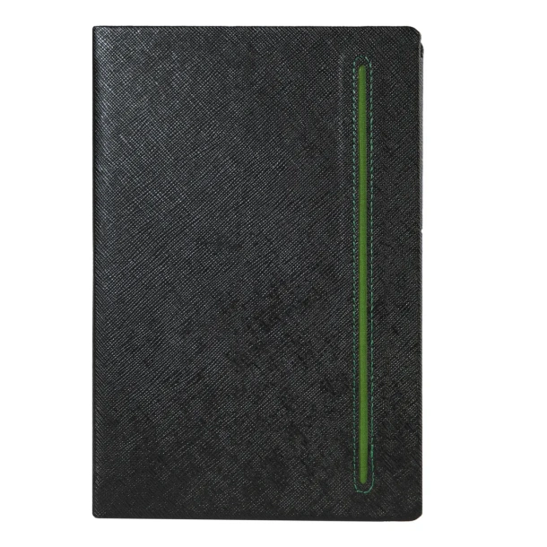 TEXTURE BLACK Notes, A5 Zelena