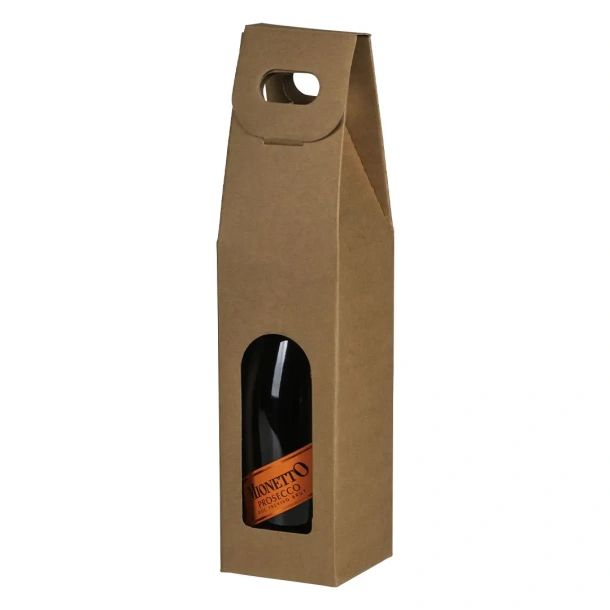 BOTTLE Three-layer self-assembling gift box for a bottle Camouflage