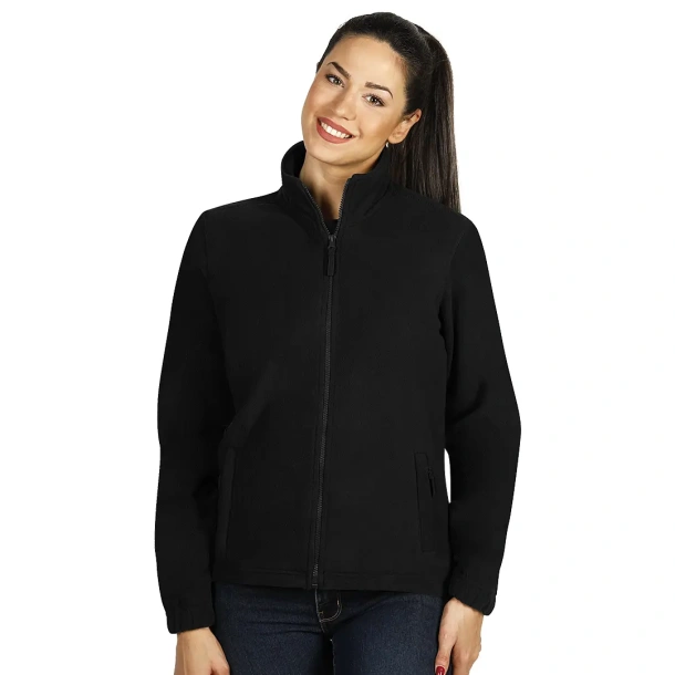POLARIS LADY polar fleece sweatshirt/jacket - EXPLODE Crna