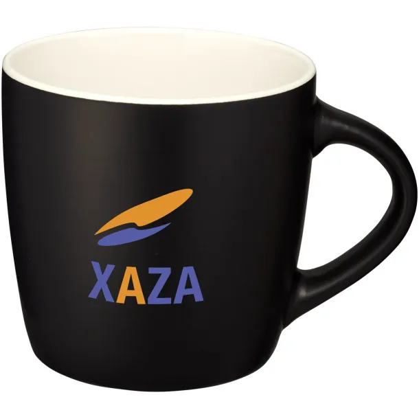 Riviera 340 ml ceramic mug Crna White