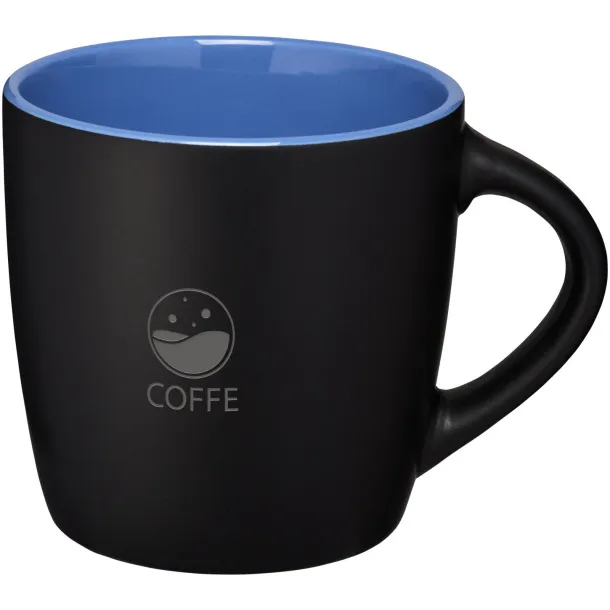 Riviera 340 ml ceramic mug - Unbranded Solid black Blue