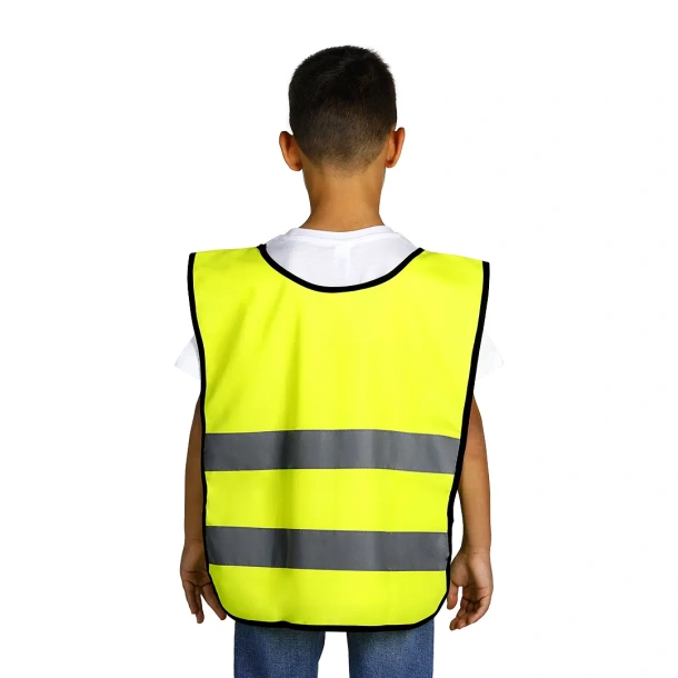 GLOW KID Dječiji sigurnosni prsluk - TEKTON PRO Neonski žuta