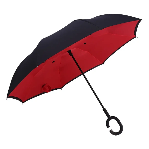 PAMPAS umbrella with manual opening - CASTELLI Azure