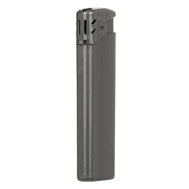 ISCRA electronic plastic lighter - ITEK Tamno siva