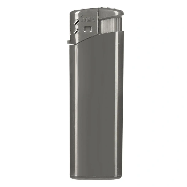 ISCRA electronic plastic lighter - ITEK Tamno siva