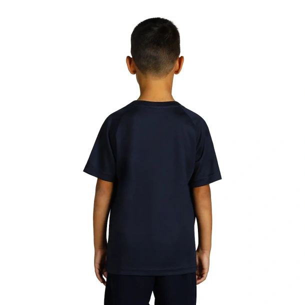 RECORD KIDS Kids sports T-shirt. 100% polyester - EXPLODE Plava