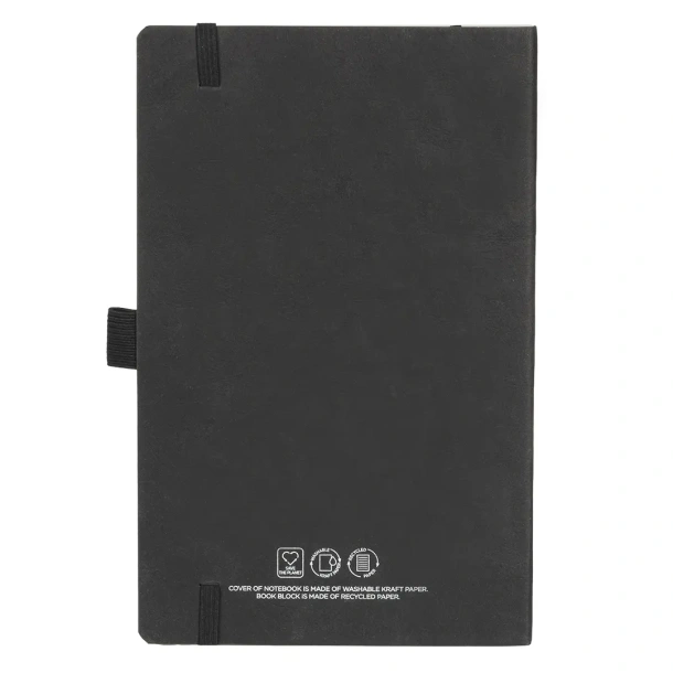 LYRA Notes s fleksibilnim koricama, A5 - PRO BOOK Crna