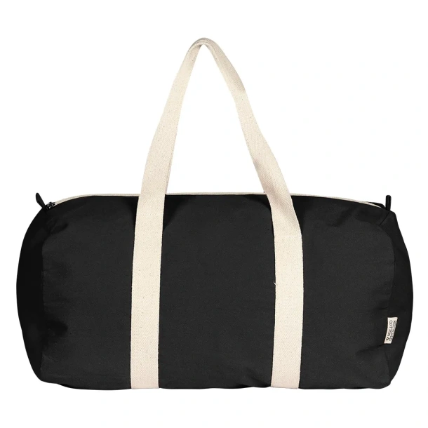 BOUNTY Recycled cotton duffle bag, 320 g/m2 - BRUNO Crna