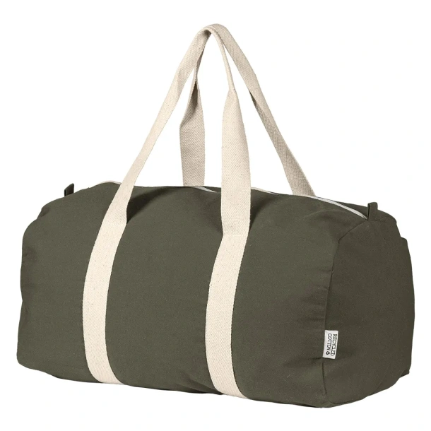 BOUNTY Recycled cotton duffle bag, 320 g/m2 - BRUNO Maslinasta