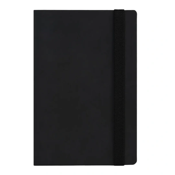 MIAMI SOFT FLEXY notes s fleksibilnom koricom, A5 Crna