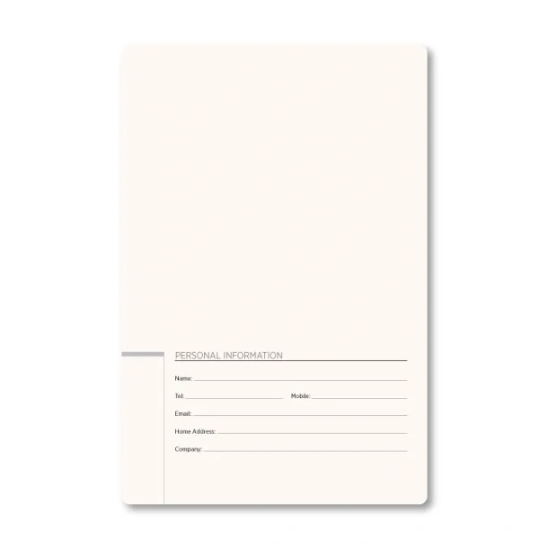 NORRIS Notes s kalendarom, A5 Plava