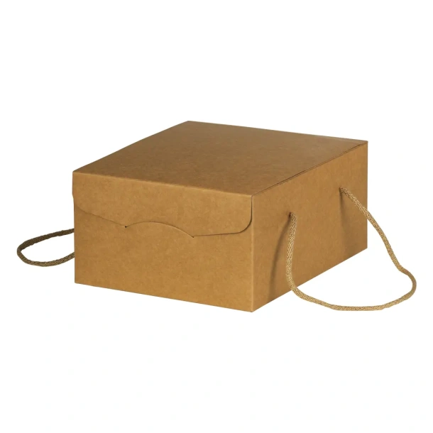 CORDINI Three-layer self-assembling gift box with cord handles Camouflage