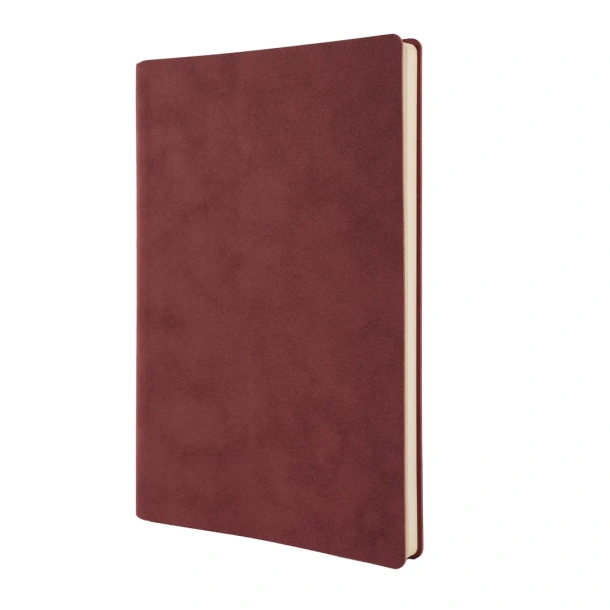 NUBUCK ECO Notes s fleksibilnim koricama, A5 Bordo
