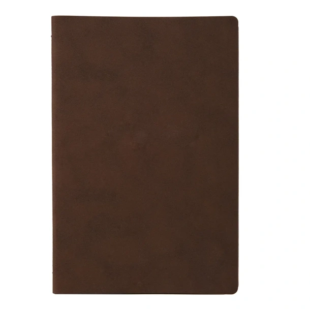 NUBUCK ECO Notes s fleksibilnim koricama, A5 Smeđa