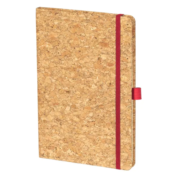 CORK notes, A5 - PRO BOOK Crvena