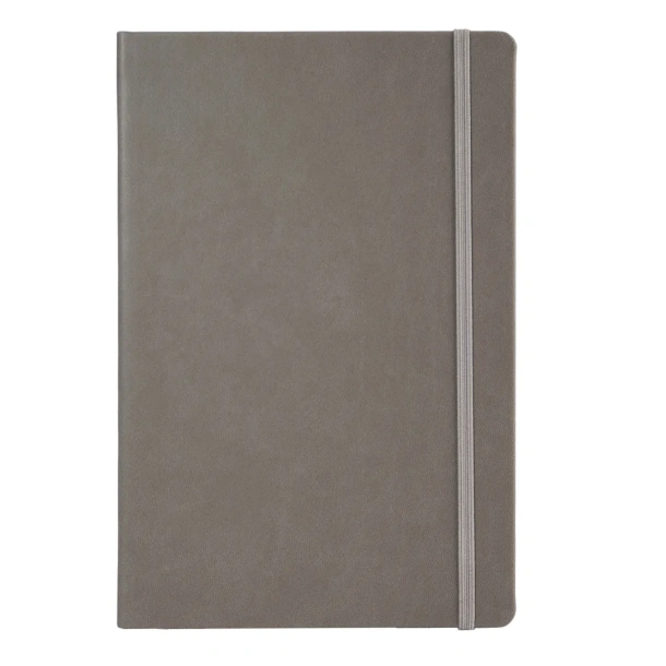 MODEST Notes s elastičnom trakom, A5 Srebrna