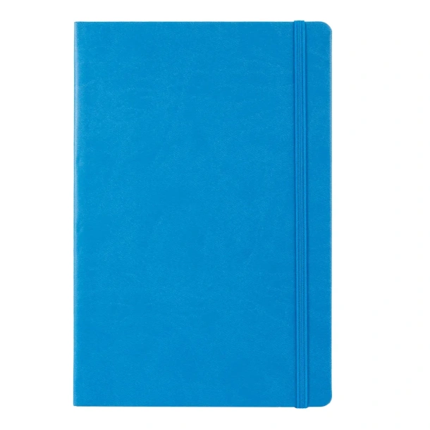 MODEST Notes s elastičnom trakom, A5 Tirkizno plava