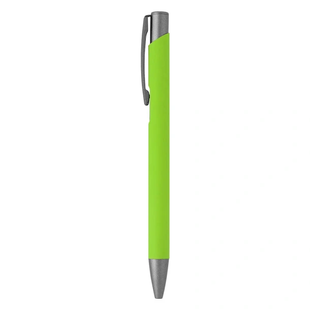 OGGI SOFT GRAY Metal ball pen Svijetlo zelena
