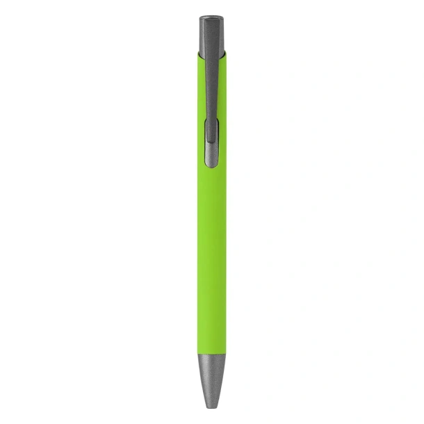 OGGI SOFT GRAY Metal ball pen Svijetlo zelena
