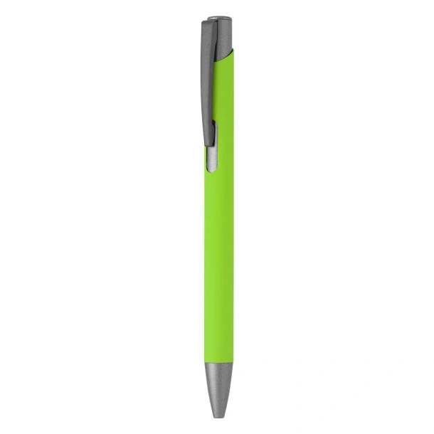 OGGI SOFT GRAY Metal ball pen Svijetlo zelena