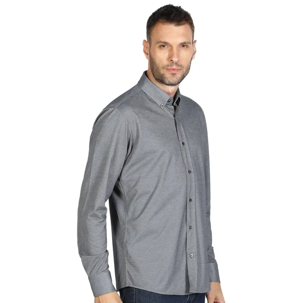 GRANT LSL Men's long sleeve shirt - EXPLODE Black