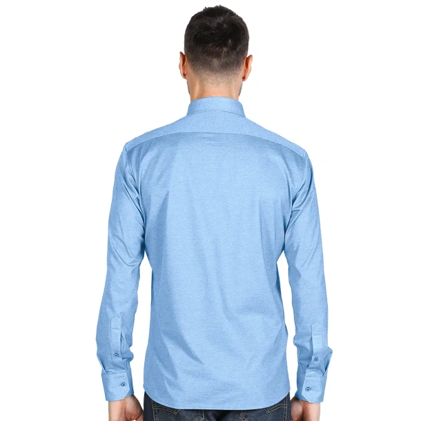 GRANT LSL Men's long sleeve shirt - EXPLODE Blue