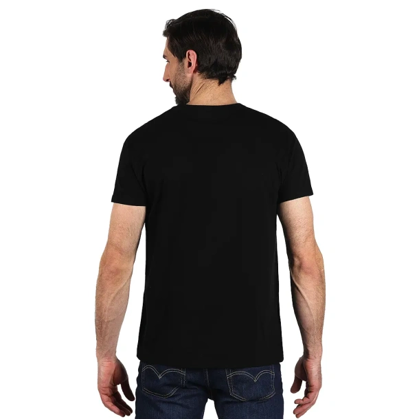 MASTER MEN men’s t-shirt 100% cotton - EXPLODE Crna