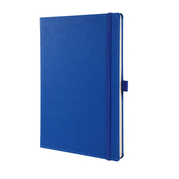 BUSINESS Notes sa elastičnom trakom i držačem olovke, A5 Kraljevsko plava