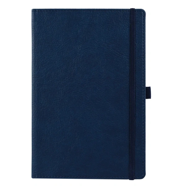BUSINESS Notes sa elastičnom trakom i držačem olovke, A5 Plava