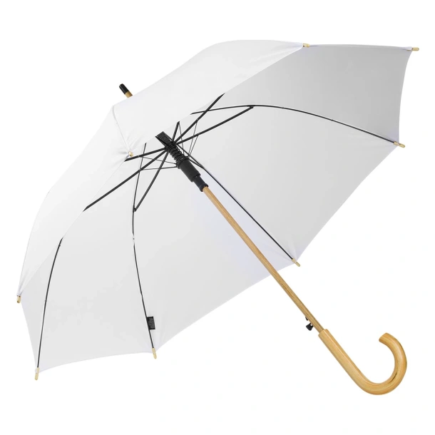 CLASSIC NATURE Kišobran s automatskim otvaranjem, 23" - CASTELLI Bijela