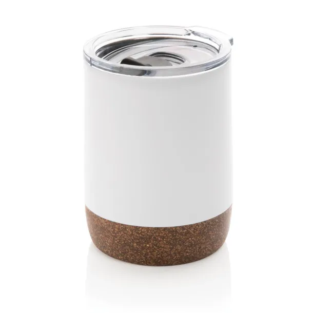  RCS Re-steel cork small vacuum coffee mug - XD Collection White 