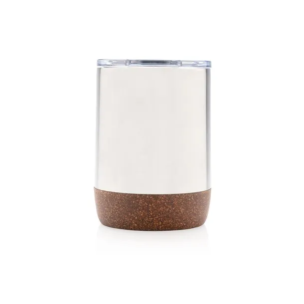  RCS Re-steel cork small vacuum coffee mug - XD Collection Silver 