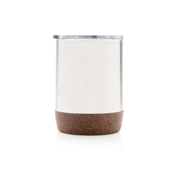  RCS Re-steel cork small vacuum coffee mug - XD Collection Silver 