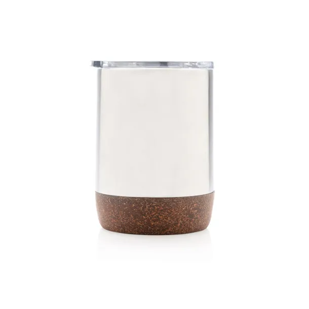  RCS Re-steel cork small vacuum coffee mug - XD Collection Silver 