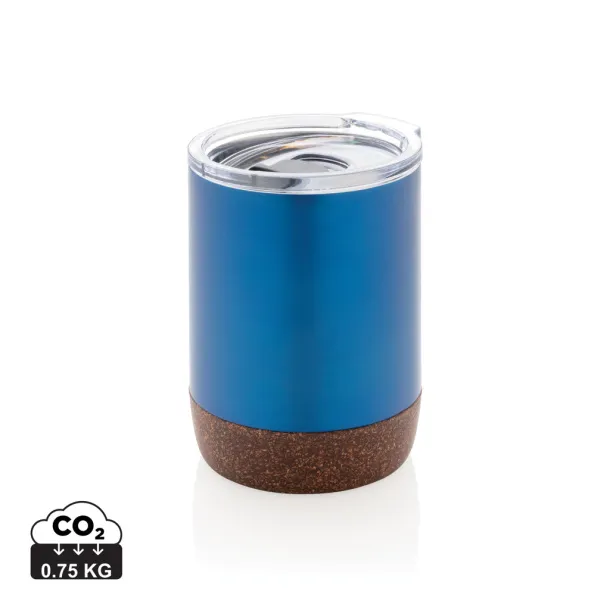  RCS Re-steel cork small vacuum coffee mug - XD Collection Blue 