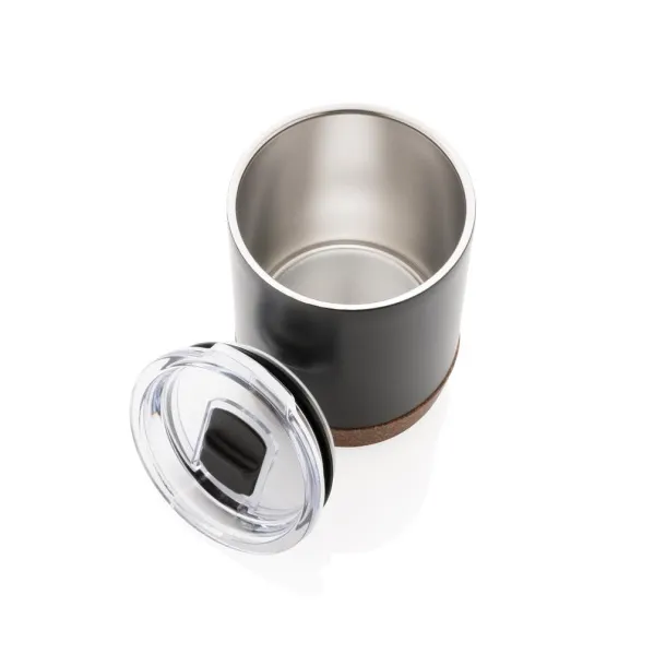  RCS Re-steel cork small vacuum coffee mug - XD Collection Black 