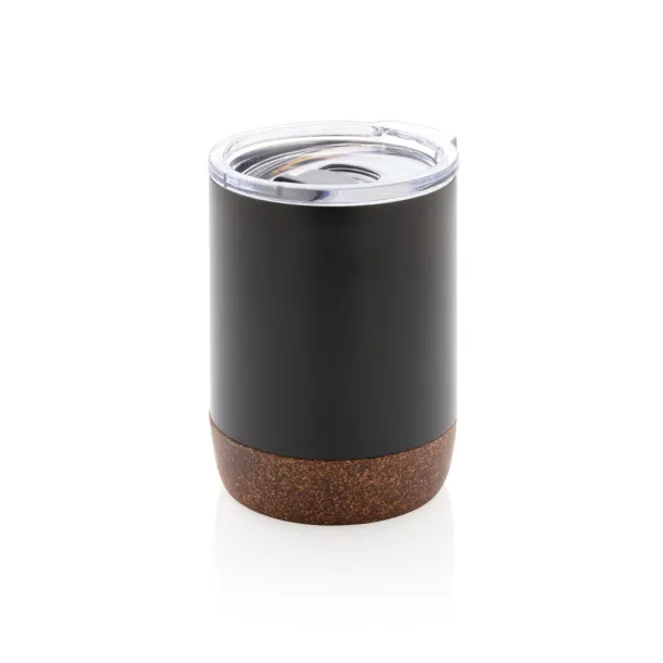  RCS Re-steel cork small vacuum coffee mug - XD Collection Black 