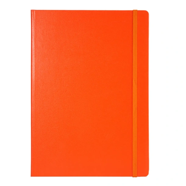 TOTO MAXI Notes s elastičnom trakom, B5 Narančasta