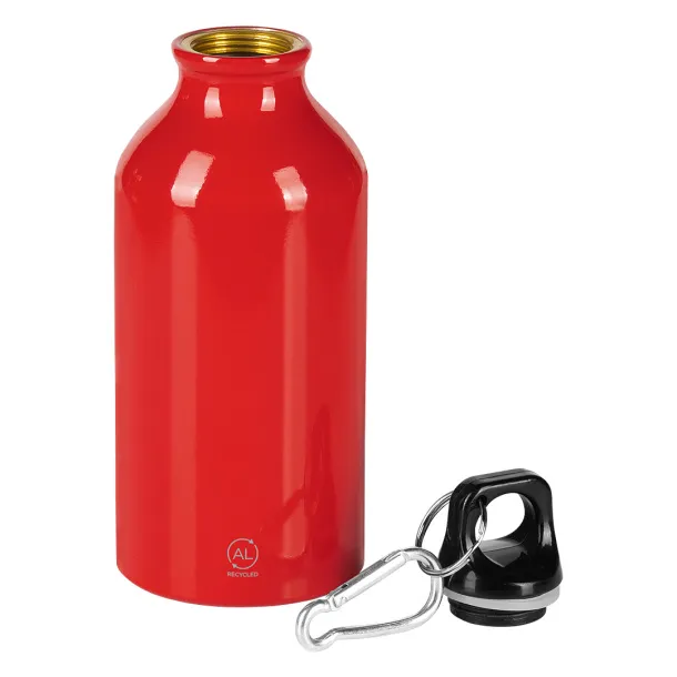 CAMPUS aluminijska sportska boca, 400 ml Crvena