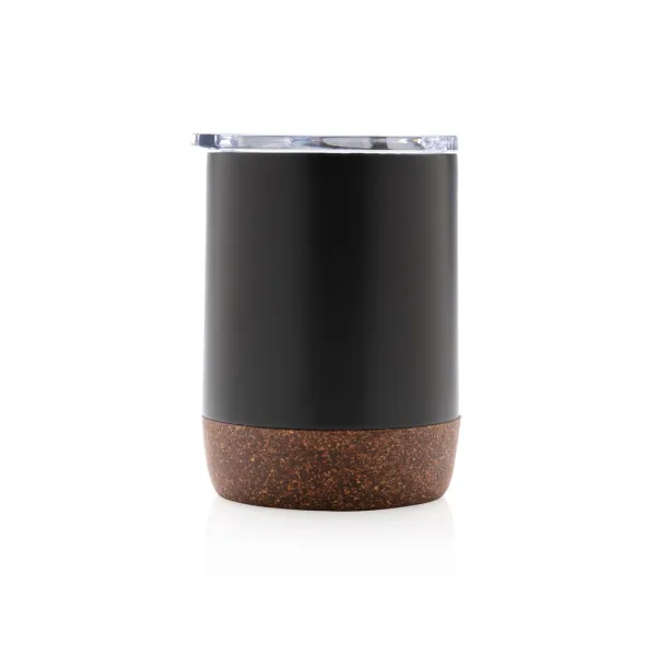  RCS Re-steel cork small vacuum coffee mug - XD Collection Black 