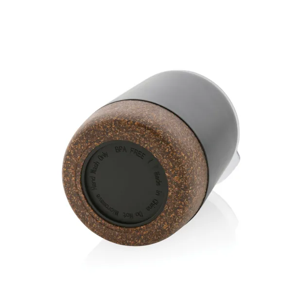  RCS Re-steel cork small vacuum coffee mug - XD Collection Black 